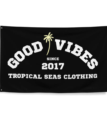 Beachy Good Vibes Flag