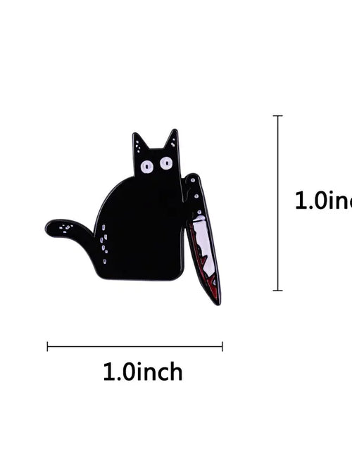 Load image into Gallery viewer, Slayer Cat Brooch
