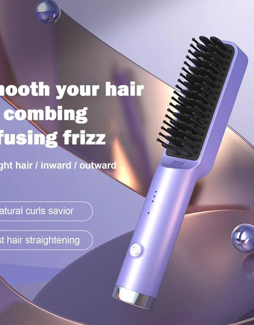 Load image into Gallery viewer, Fast Heated Straightener Brush Hair
