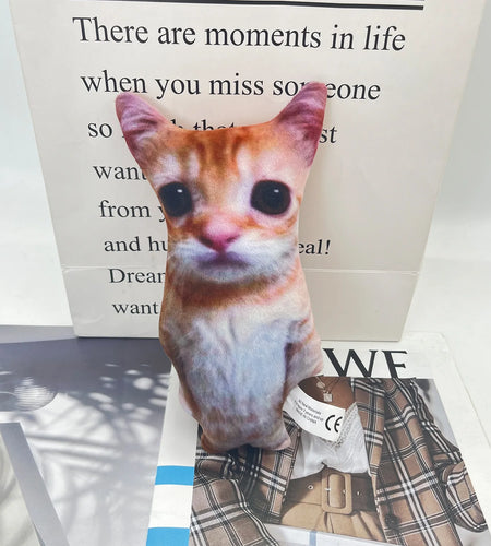 Stuffed Lifelike Cats Plush Toy