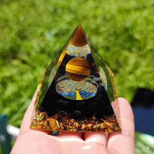 Load image into Gallery viewer, Orgonite Pyramid
