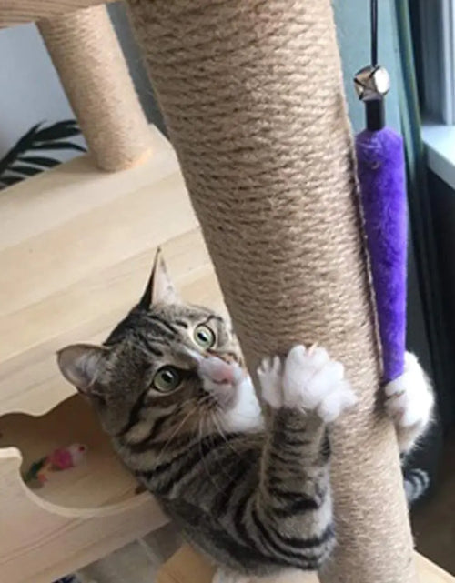 Load image into Gallery viewer, Retractable Cat Feather Toy for Indoor Cats
