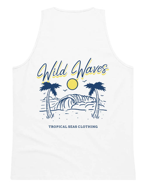 Load image into Gallery viewer, Men’s Premium Wild Waves Tank Top
