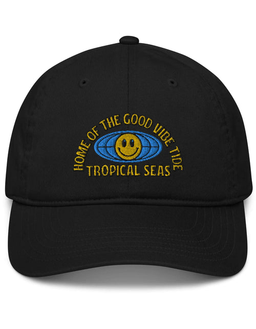 Load image into Gallery viewer, World Wide Good Vibes Organic dad hat
