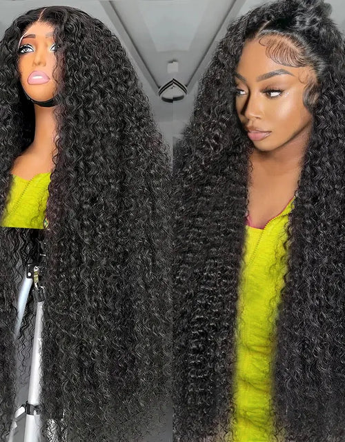 Load image into Gallery viewer, 250% Deep Wave 13x6 Lace Frontal Human Hair Wigs Transparent Brazilian Remy 30 40 Inch Water Wave 13x4 Lace Front Wig For Women
