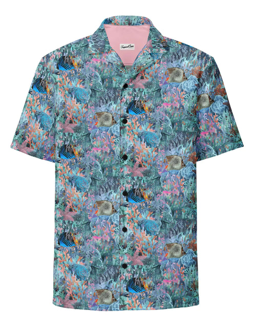 Load image into Gallery viewer, Marine Life Party Button Down Hawaiian Shirt - Coastal Summer 2024 Collection
