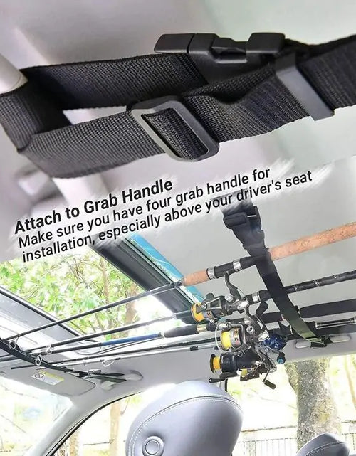Load image into Gallery viewer, Fishing Rod Rack Holder Strap Storage Car
