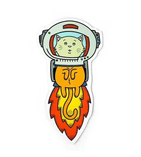 Astronaut Cat Magnet