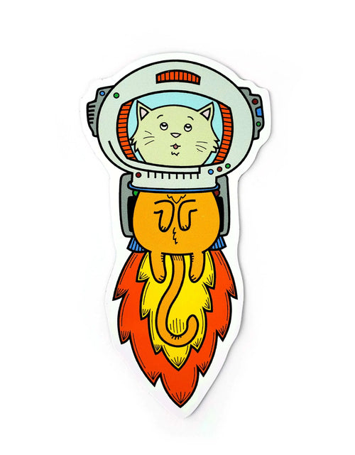 Load image into Gallery viewer, Astronaut Cat Magnet
