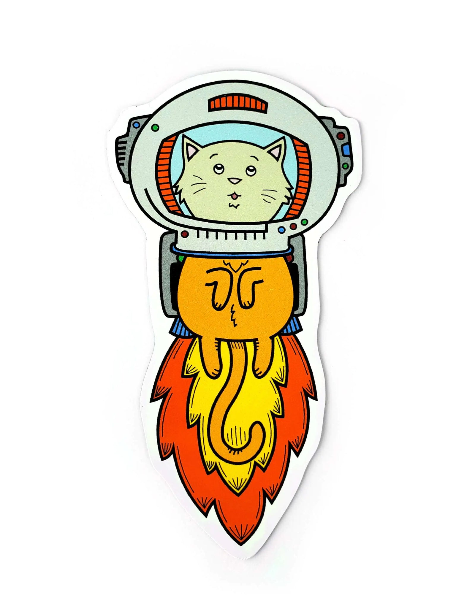 Astronaut Cat Magnet