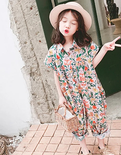 Load image into Gallery viewer, Summer Floral Pant For Children
