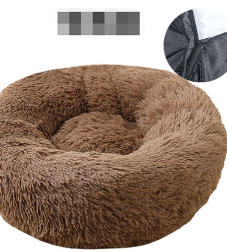 Pet Dog Bed Comfortable Donut Cuddler