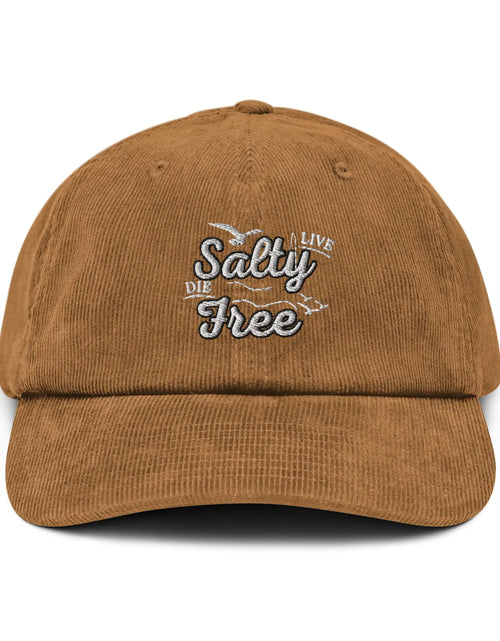 Load image into Gallery viewer, Live Salty, Die Free Corduroy hat
