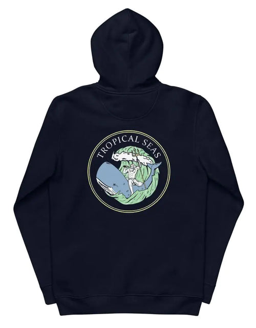 Load image into Gallery viewer, Neptune’s Whale Ride Unisex essential eco hoodie
