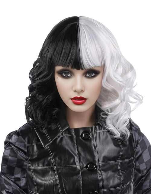 Load image into Gallery viewer, Old Lady Wig And Glasses Grey Wig Short Cosplay Grandma Wig Costume For Women Gray Old Lady
