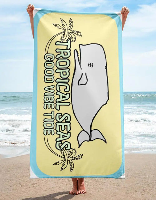 Load image into Gallery viewer, Whale Tail Towel
