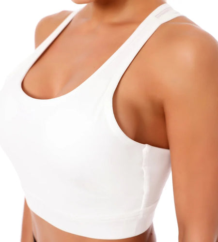 Kaminsky Women Push Up Sexy Back Sport Gathered Bra