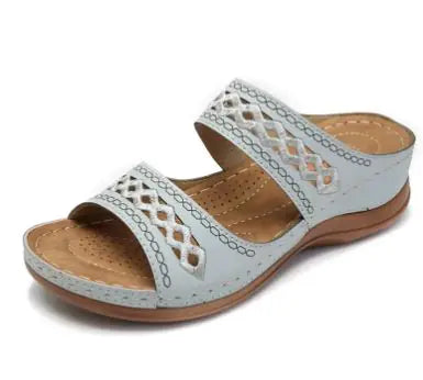 Load image into Gallery viewer, Open Toe Vintage Slippers
