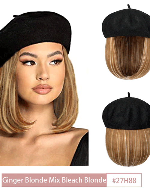 Load image into Gallery viewer, Wig Cap Short Synthetic Bob
