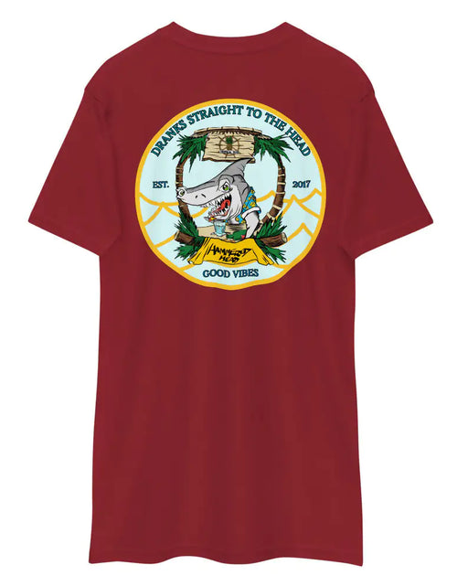 Load image into Gallery viewer, Men&#39;s Tropical Hammered Head Shark t-shirt
