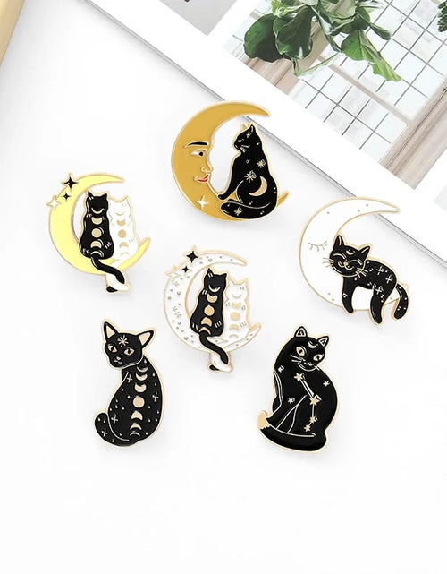 Load image into Gallery viewer, Cat Pin Brooches
