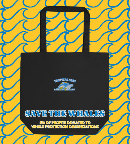 'Save the Whales' Eco Tote Bag