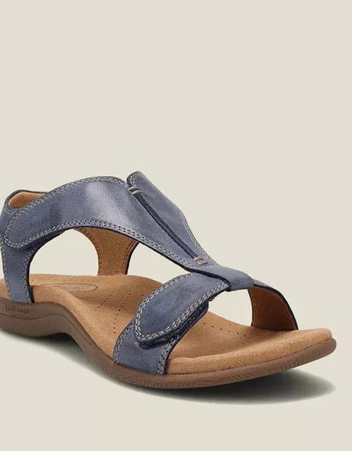 Load image into Gallery viewer, Women&#39;s Platform Wedge Velcro Strap Sandals
