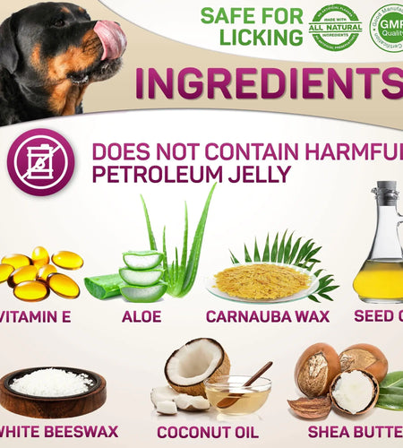 Natural Dog Paw Balm Dog Paw Protection for Hot Pavement Dog Paw Wax 2 oz