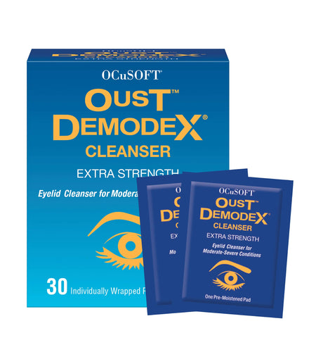 Oust Demodex Cleanser Pre-Moistened Pads 30ct