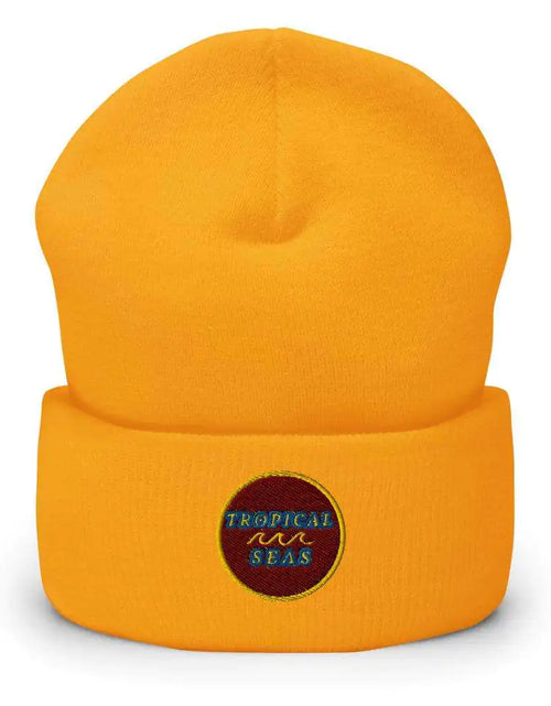 Load image into Gallery viewer, Tropical Maroon Beanie
