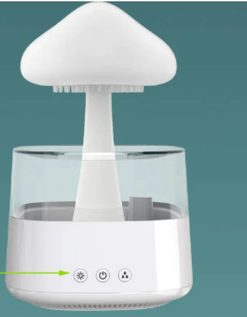 Load image into Gallery viewer, Ultrasonic Atomizing Cloud And Rain Humidifier Wood Grain Seven Color Light Aromatherapy Machine
