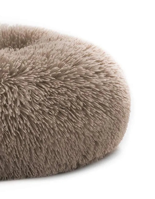 Load image into Gallery viewer, Cozy Round Pet Lounger Bed for Large Dogs and Cats
