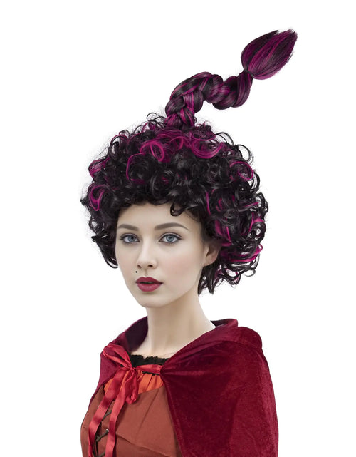 Load image into Gallery viewer, Old Lady Wig And Glasses Grey Wig Short Cosplay Grandma Wig Costume For Women Gray Old Lady
