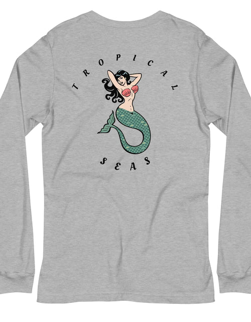 Load image into Gallery viewer, Tropical Mermaid Long Sleeve Shirt
