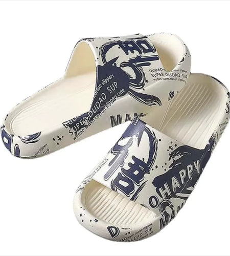 Men's Thick Sole Comfort Slippers for Home