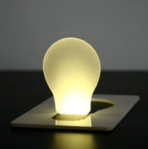 LED Hero Folding Card Bulb Lamp
