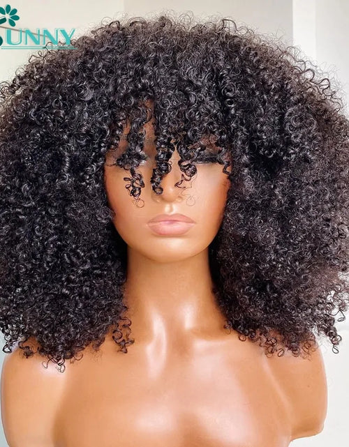 Load image into Gallery viewer, Curly Wig With Bangs
