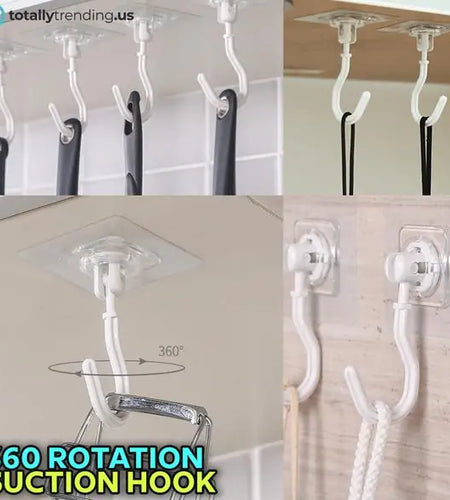 360 Rotating Suction Hook