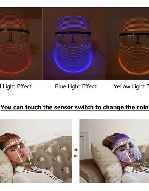 Load image into Gallery viewer, LED Photon Light Therapy Facial Mask
