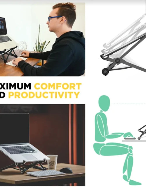 Load image into Gallery viewer, Folding Portable Laptop Stand
