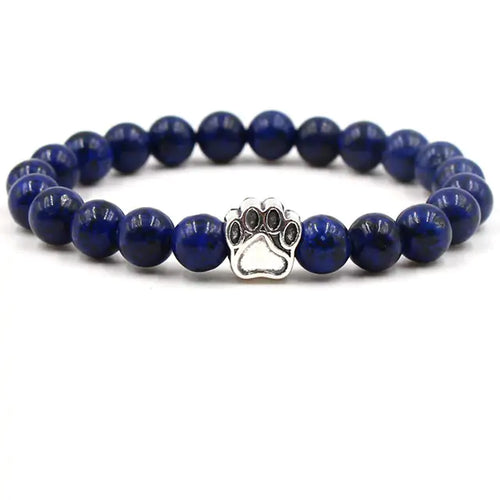 Load image into Gallery viewer, Pet Footprint Stone Bracelets
