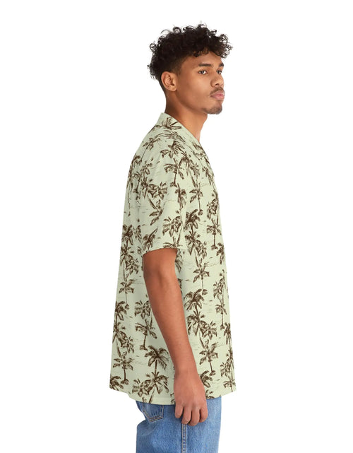 Load image into Gallery viewer, Men&#39;s Verde Palms Hawaiian Shirt
