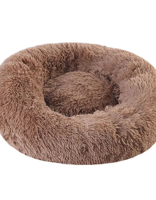 Load image into Gallery viewer, Cozy Round Pet Lounger Bed for Large Dogs and Cats
