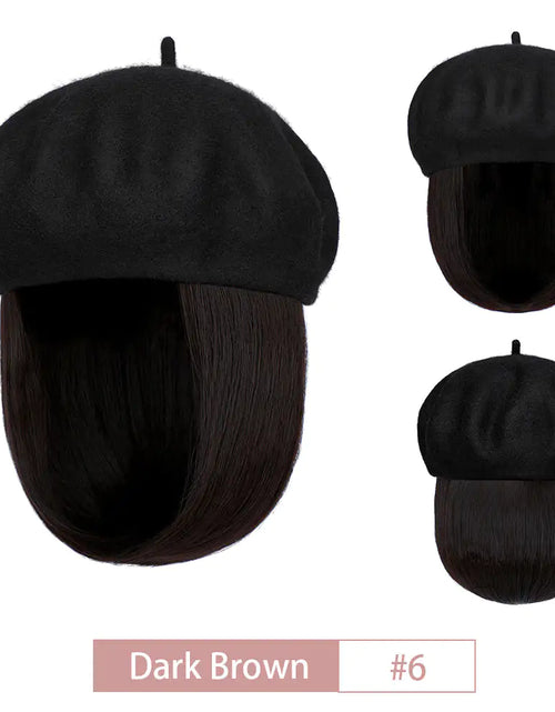 Load image into Gallery viewer, Wig Cap Short Synthetic Bob
