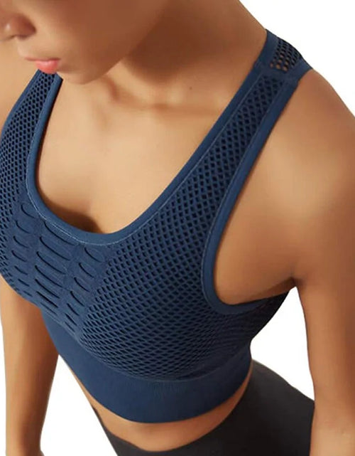 Load image into Gallery viewer, Mesh Breathable Push-Up Sports Bra for Women
