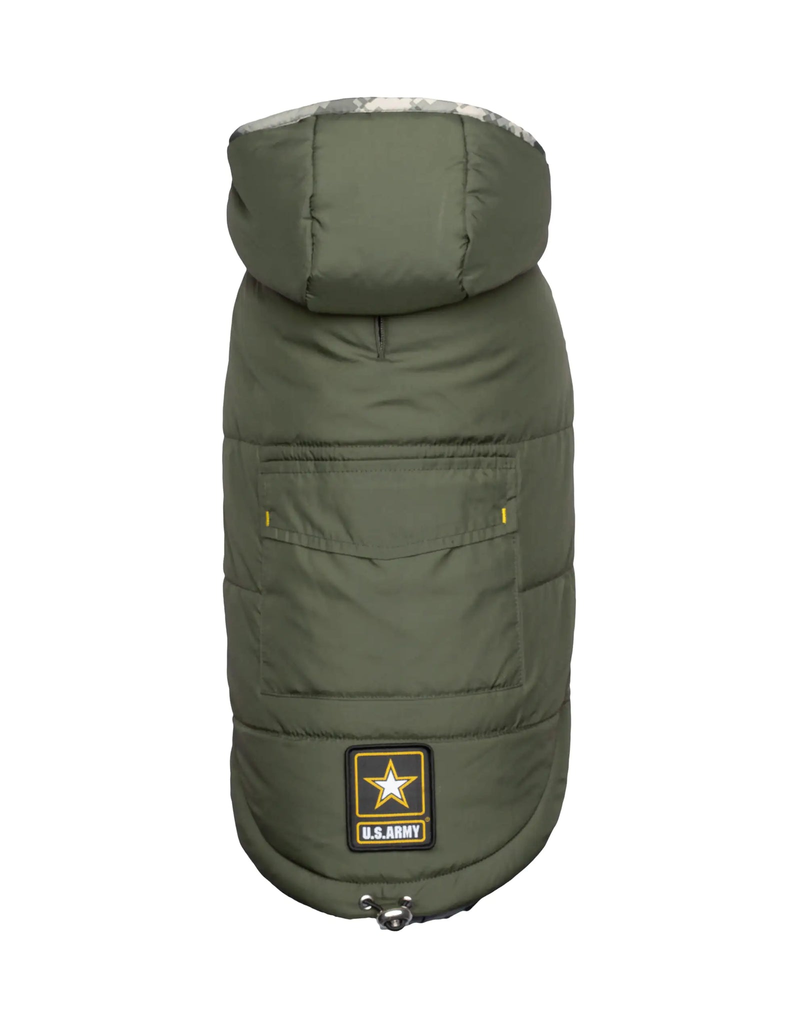 Dark Camo Army Dog Parka