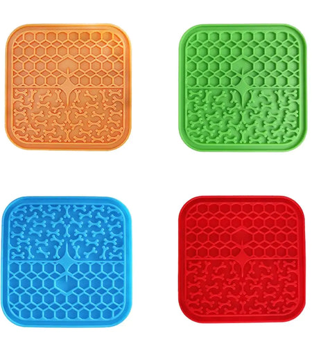 Peanut Butter Lick Pad For Pets: Slow Feeding Mat