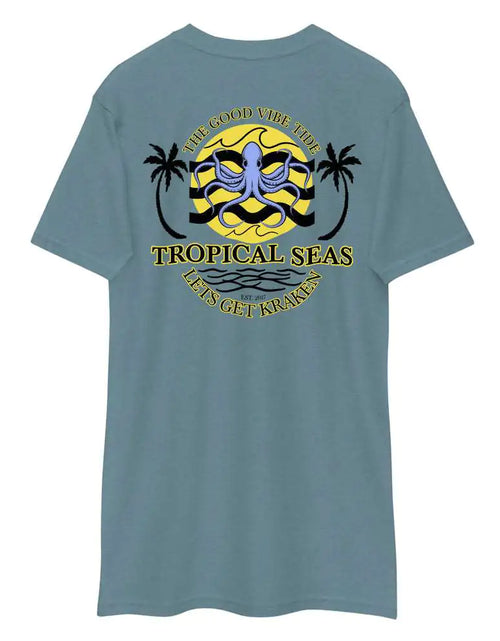 Load image into Gallery viewer, Men&#39;s Tropical Lets Get Kraken Octopus T-shirt
