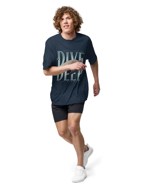 Load image into Gallery viewer, Dive Deep Sea Turtle Performance T-shirt
