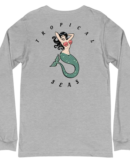 Load image into Gallery viewer, Tropical Mermaid Long Sleeve Shirt
